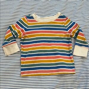 Hanna Andersson Striped Long Sleeve Tee, Size 18-24 months